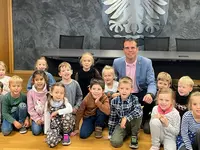 Besuch Gruppe Kath. Kindergarten im Rathaus