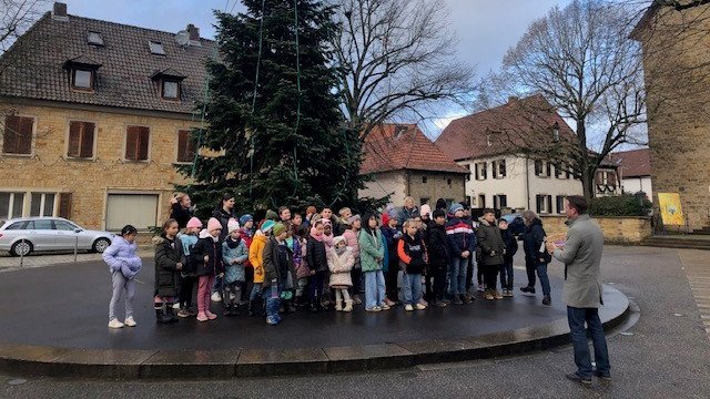 Besuch Gruppe Kath. Kindergarten im Rathaus