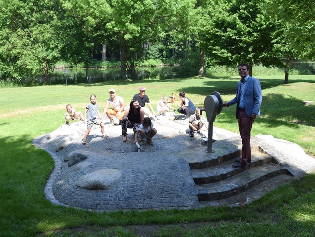 Wasserspielplatz am Naturbadesee 