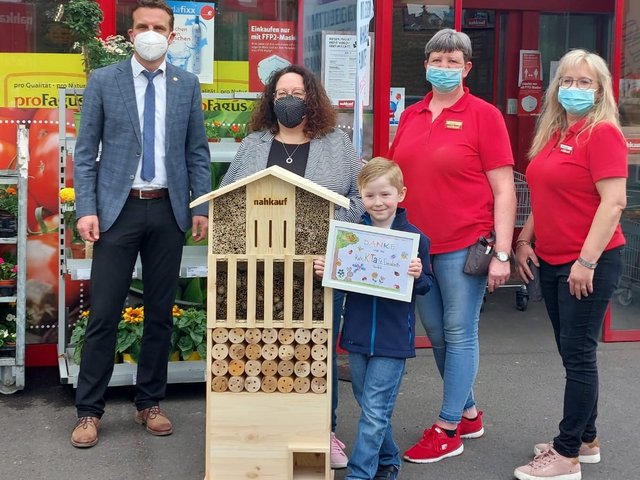 Insektenhotels Bildfreigabe an Presse 