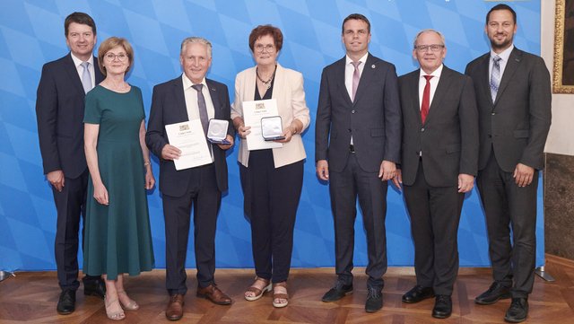 Ehrung Helmut Heimrich Kommunale Verdienstmedaille